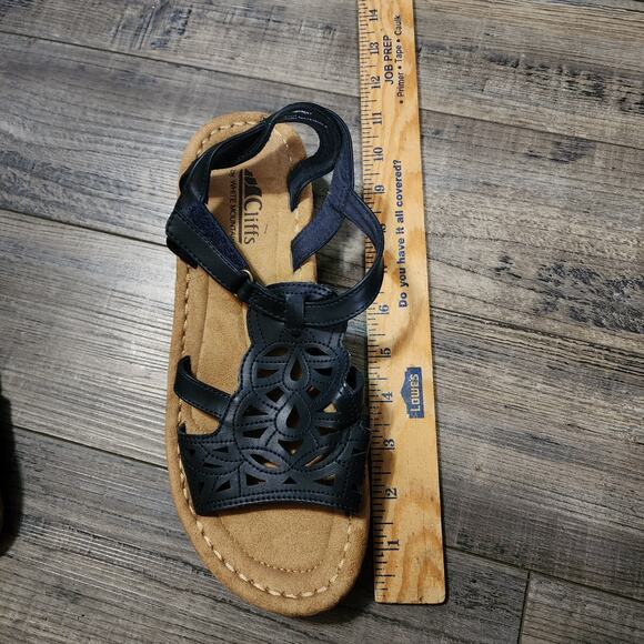 Cliffs sandals womens size 9M blue excellent condition - Picture 9 of 10